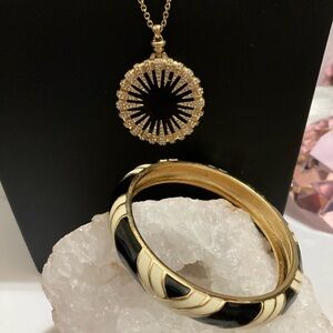 J Crew Necklace and bangle. Vintage.